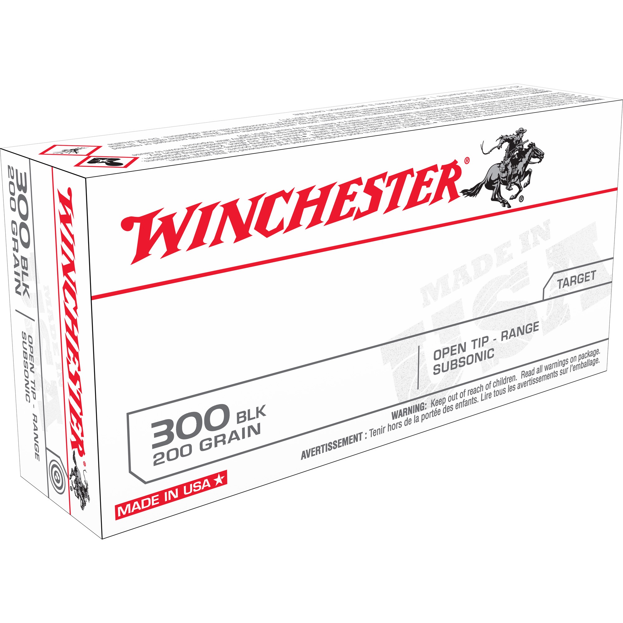 Winchester 200gr subsonic 300blk (200rds) Apache Arms